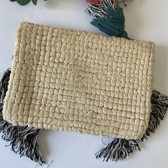 Cleobella Domino Tassel Clutch Purse Bag - Picture 4 of 8